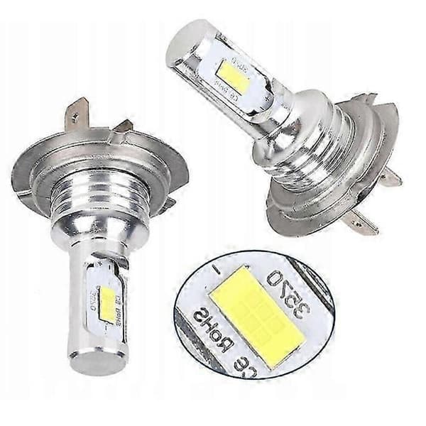 2 st H7 LED-lampor Mycket Kraftfulla 8000lm Canbus 6500k
