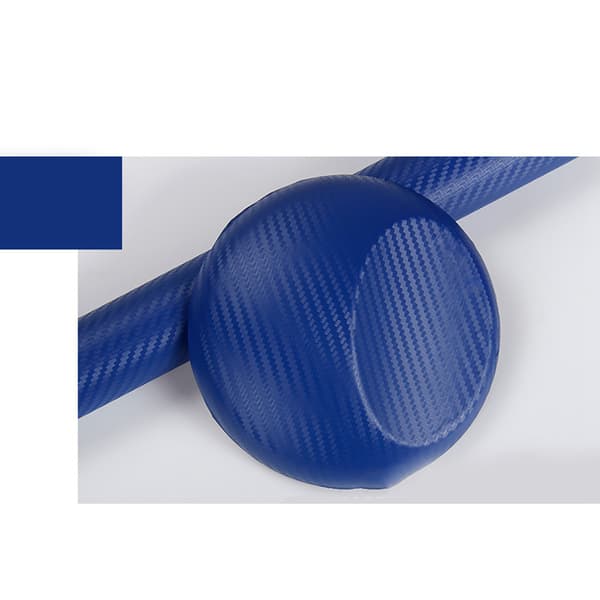 Carbon Fiber Style 3D Thicker Decorative Protective Wrap Roll for Car Exterior Decal Blue 1.52mx30cm