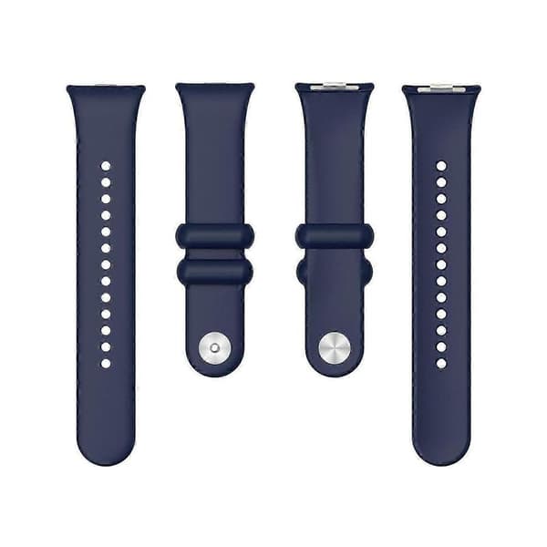 For Xiaomi Smart Band 8 Pro Solid Farge Armbånd Erstatning Silikon Klokkerem Blue Midnight Blue