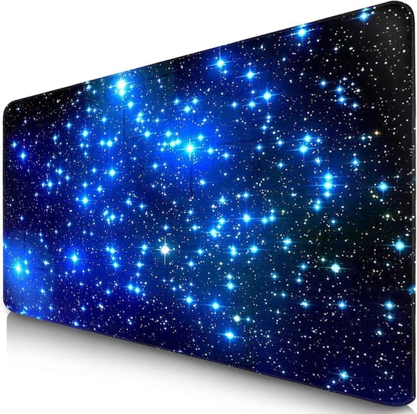 XL Gaming Mouse Pad - 900 x 400 mm - Gaming Mouse Mat - Special Surface Improves Speed and Precision - Non-Slip Rubber Base - Blue