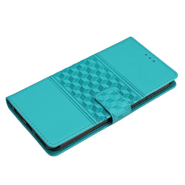 Diamantpreget skinnveske til Xiaomi Poco X6 Blue