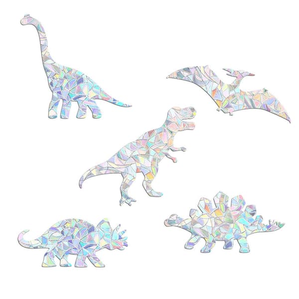 6 Pcs Rainbow Suncatchers Window Stickers Anti Collision Window Decals for Birds