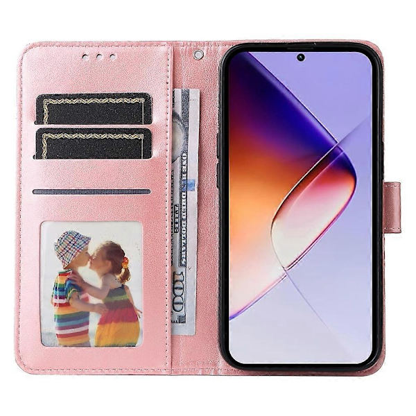 PU-telefonfodral för Infinix Note 40 5G Pink