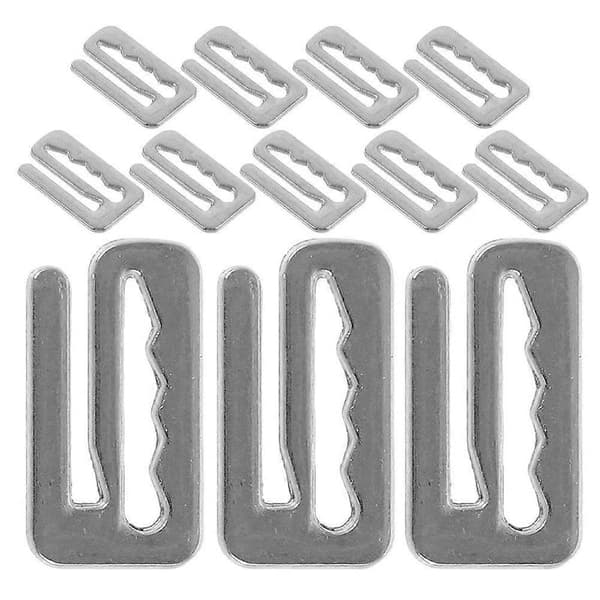 12 stk. Barber Cape Clips, Cape Hook Justerere Barber Strap Clips Barber Cape Festekroker Barber Cape Metallspenner for Erstatning Barber Cape Acce