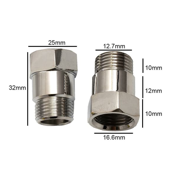 Reservedele til biler: Lambdasonde M18×1.5 adapter, katalysator, forlængertilbehør til lambdasonde.