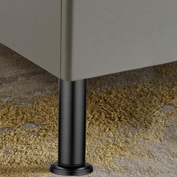 Justerbare møbelben i metal - Sæt med 4 sofa/divan/skab/sengeben - 18-30 cm højde støttefødder til stol/sofabord/kommode