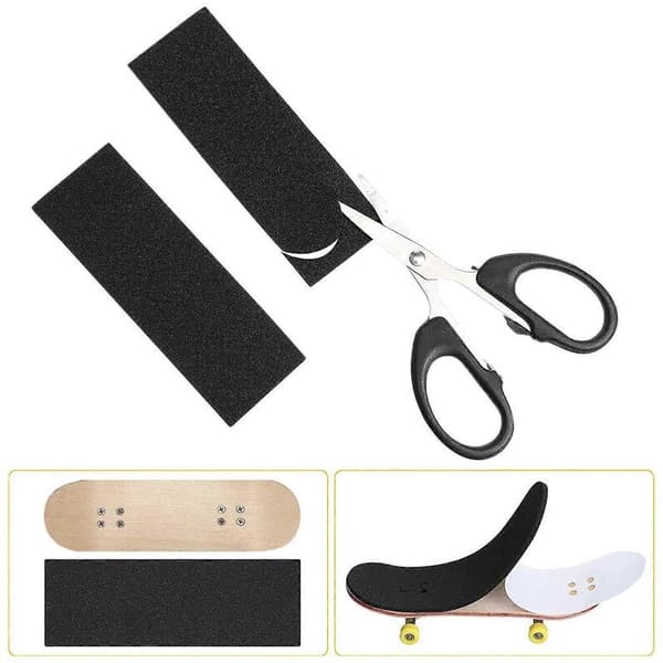 24 stykker griptape til fingerboard i skum med klæbende skumtape