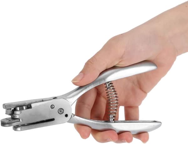 Hole Punch Pliers Proving Pliers with Spring Seam Hole Marking Hand Tool