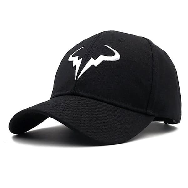 Nadal tennisstjerne med samme horn cap mænd og kvinder