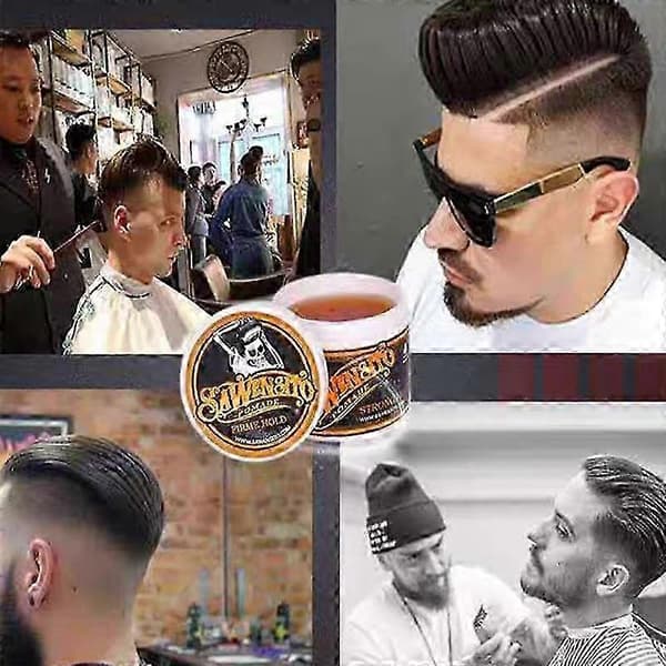 1-5x Suavecito Firme Strong Hold Pomade, Stærk Hold Pomade til Mænd, 4oz/113g 2PCS