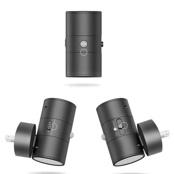 2 st Intelligent induktionsrörelsesensor kroppsinduktion nattlampa LED vägglampa downlight sovrum
