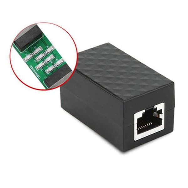10x RJ45 Åskledare Adapter Ethernet Överspänningsskydd Skydda Enhet tF FP