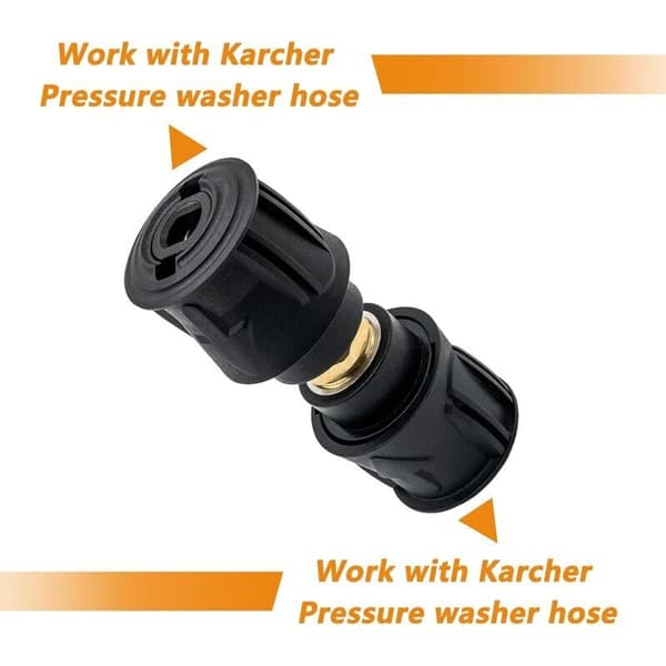 Kärcher honkoppling M22 14mm, 2-pack slanganslutningsadaptrar endast kompatibla-FM-