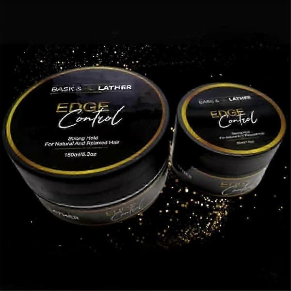 1-5x BASK LATHER Edges Control Hårgelé Stærkt Hold, Tyk Kant Styling GelHOTNew_ecs 3PCS