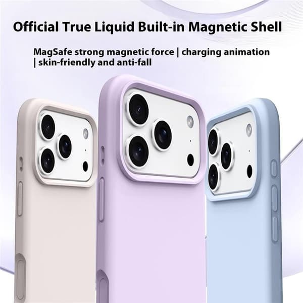 SKALO iPhone 17 Pro Max Tyndt Silikone Cover - Sort Svart black