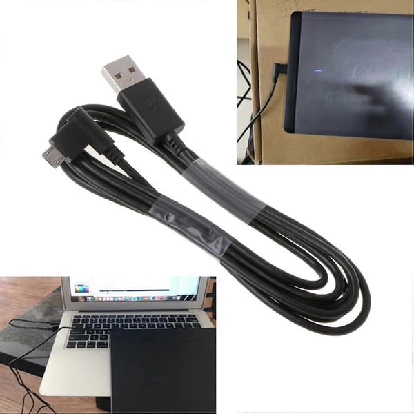 2X Micro-USB datakabel til Wacom Intuos digital tegnetablet opladerkabel til Wacom CTL472 672 4100 6100 490 690 680 Black