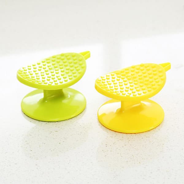 Kitchen Utensil Potato Peeler Multifunctional Fruit Vegetable Cleaning Brush Fish Scale Scraper Cleaning Tool (2 Pcs, Multicolor)