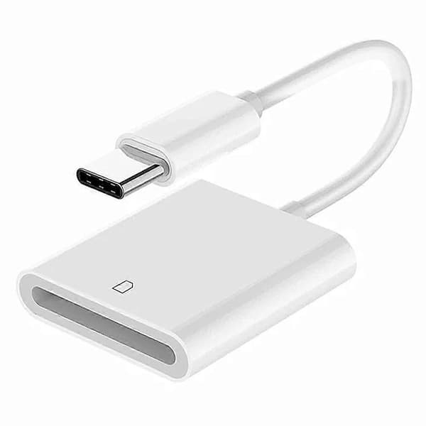 Praktisk og smuk UC-155-SD001 USB 2.0 USB-C til Standard SD SDXC SDHC kortlæseradapter til MacBook bærbar computer tablet telefon