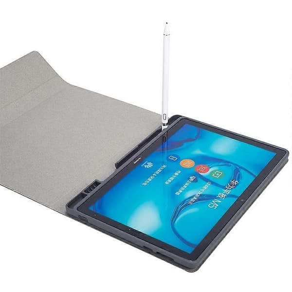HW108A Bluetooth-näppäimistön PU-kotelo Huawei MediaPad M5 10.8 Prolle