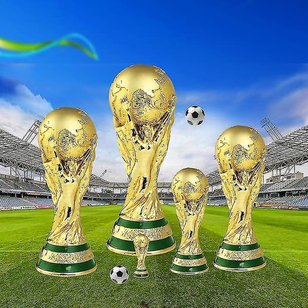#21cm, VM-fotbollspokal i resin, replika modell#