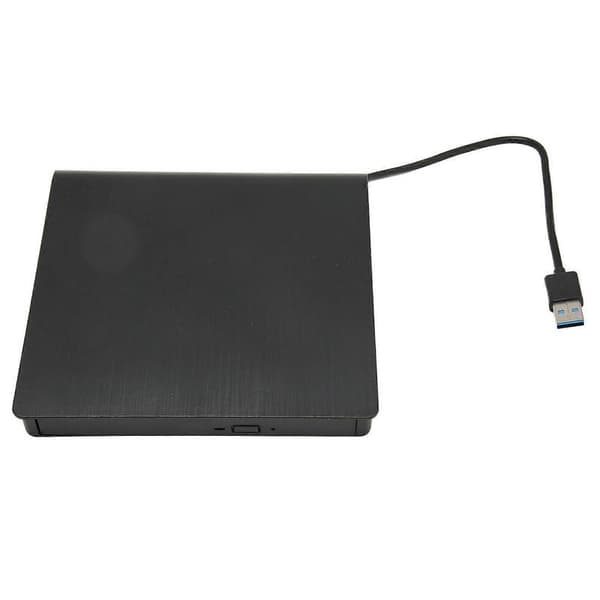 USB3.0 Ekstern DVD-brenner Ultratynn Ekstern DVD-stasjon med USB C-adapter for bærbare datamaskiner og PC-er