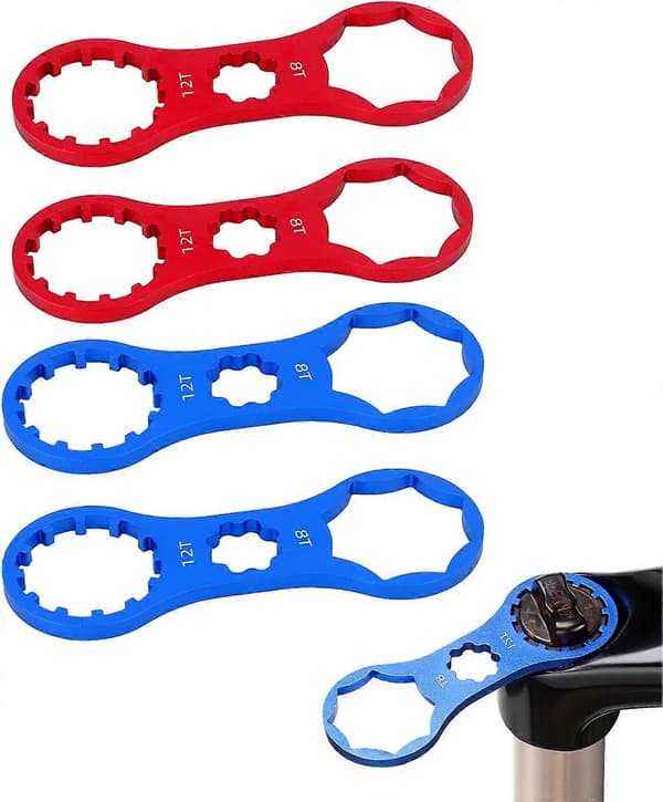 Praktiskt och vackert 4-pack cykelnycklar