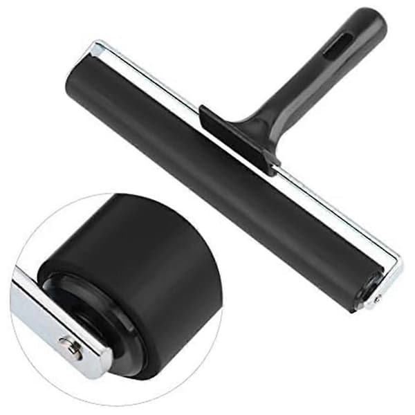 Praktisk och vacker Brayer Roller Brush för DIY konst hantverk målning 8-tums gummirulle