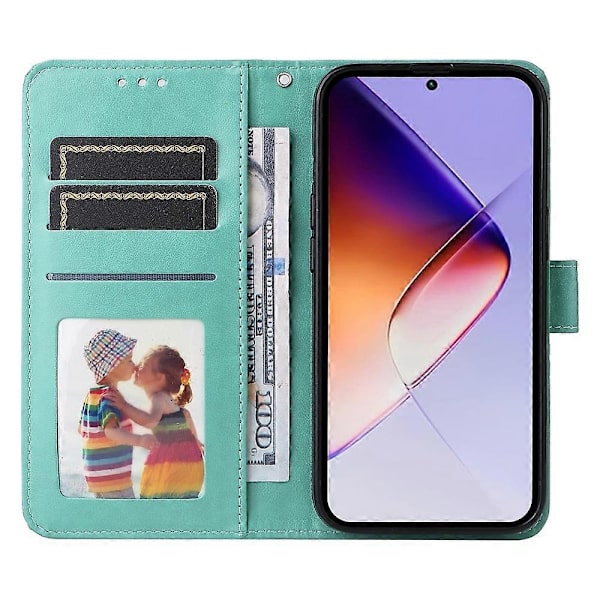PU-telefonfodral för Infinix Note 40 5G Green