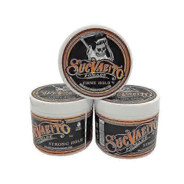 1-3X Suavecito Firme Classic Hårpomada - Stark Stadga Styling för Män & Kvinnor 2PCS