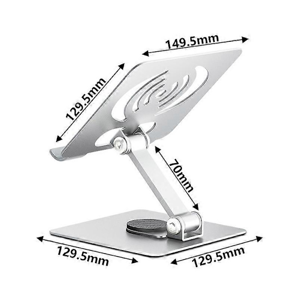 L-13 Sammenleggbart Laptopstativ i Aluminium