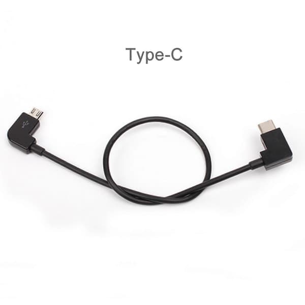 Praktisk og vakker 2 stk Micro USB-kabel fjernkontroll OTG-linje for DJI Mini Mavic Pro Air Mavic 2 E