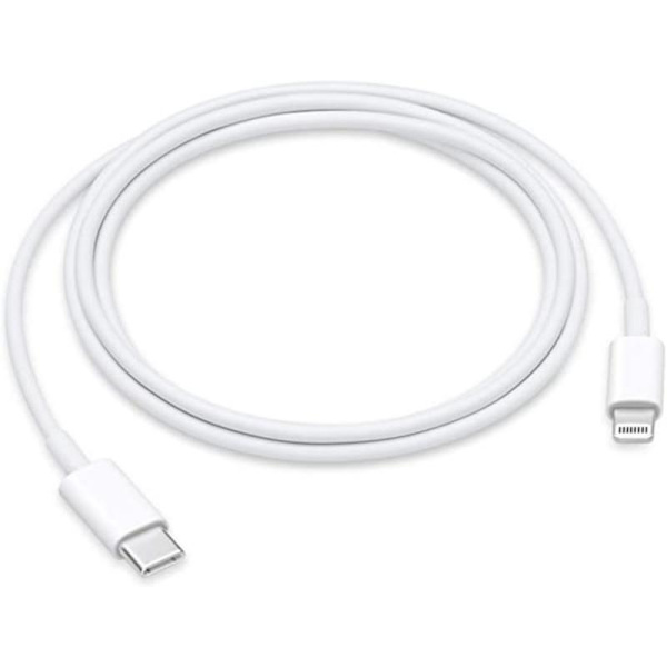 USB-C til Lightning-kabel iPhone Hurtiglader 2M Hvit 10-pakning