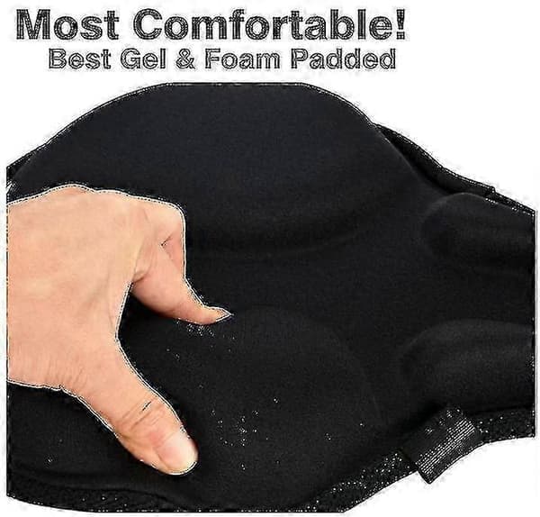 Comfortable Exercise Bike Seat Cover, Large Wide Soft Padded Bicycle Saddle Cushion Suitable for Bikes