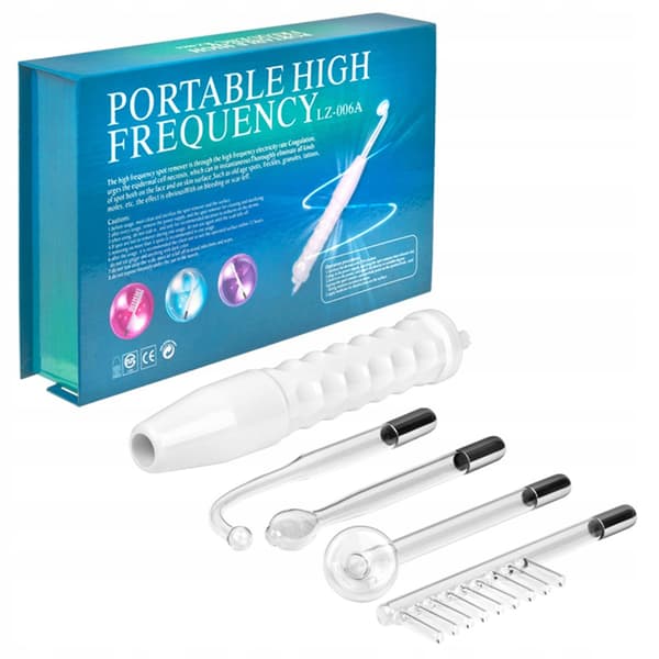 Darsonval High-Frequency Skin and Scalp Care Machine 4 Electrodes 10W Anti-Wrinkle