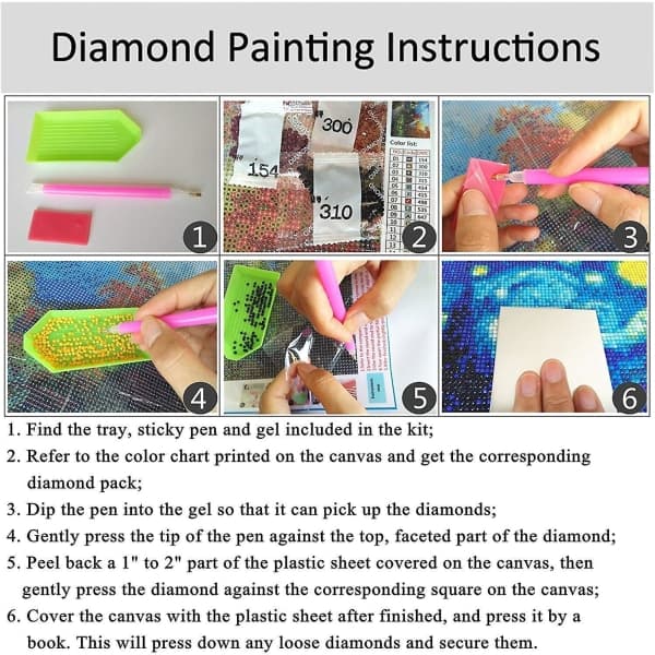 Diamond Painting for Entertainment, Sewing & Crafts