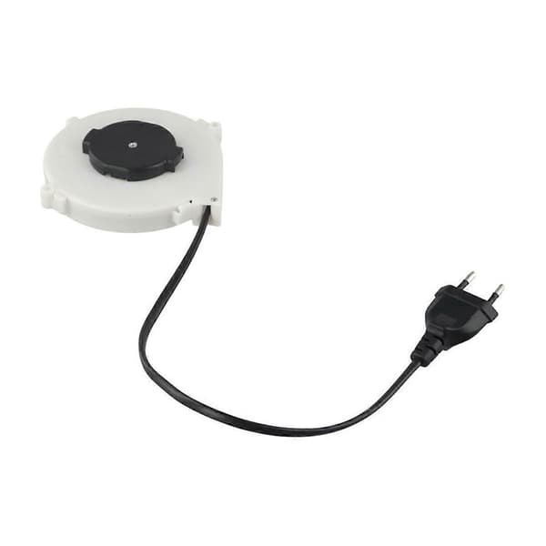 Automatisk infällbar strömkabelrulle 102x18,5 mm EU-kontakt