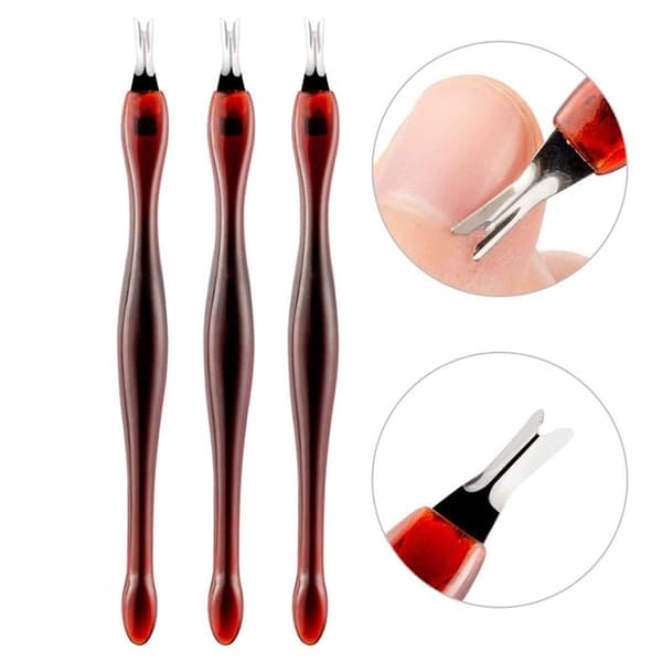 3 st Professional Cuticle Trimmer Cuticle Pusher Cuticle Knife Remover Dead Skin Practical Nail Art Tools