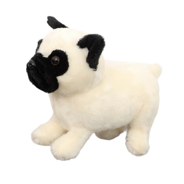 Söt gosedjur hund soffa prydnader tecknad rolig dekoration gosedjur White 20cm