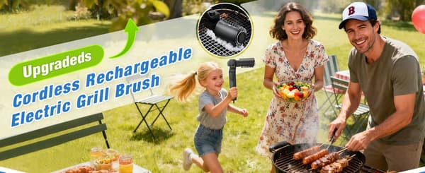 Multifunctional Wireless Electric Cleaning Brush (for Grill and Household Use)