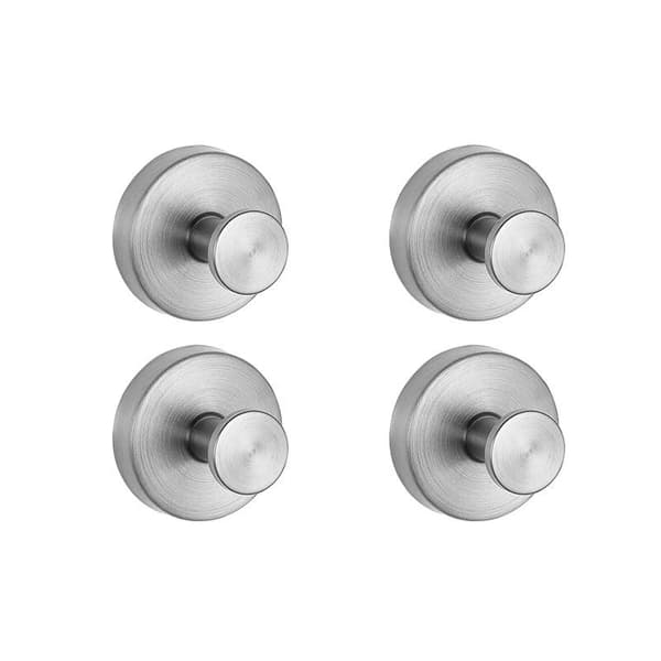 Vægkroge med sugekop, 4-pak Sølv Silver 287