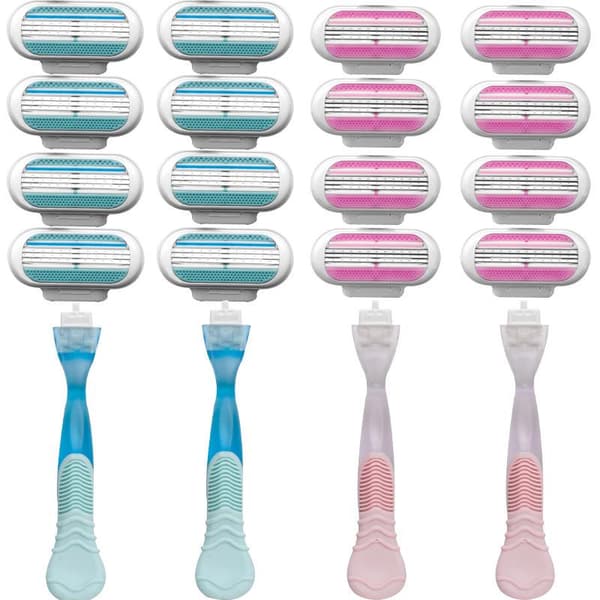 8-pack Razor Blades for Women - Compatible with Gillette Venus Blue Blue Blå