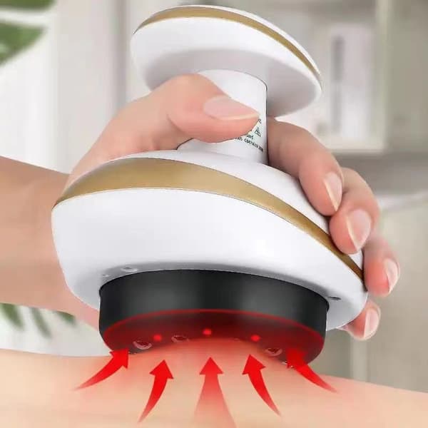 4-i-1 Anti-Cellulit Massager: Gua Sha, Elektrisk Koppning, Meridianrensning och Värmeterapi Massage