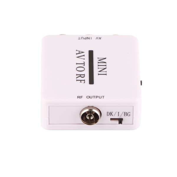 AV til RF-omformer TV-signalsvitsj RF 67.25Mhz 61.25Mhz AV til RF
