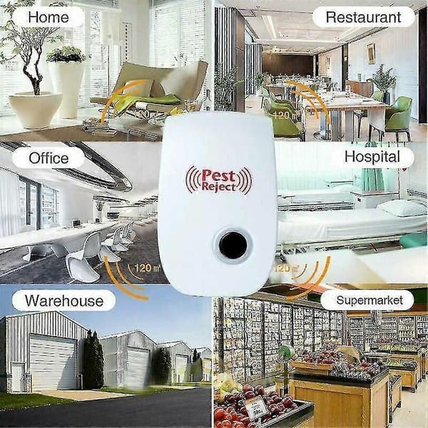 15-pack Electronic Ultrasonic Repeller for Mosquitoes, Cockroaches, and Mice