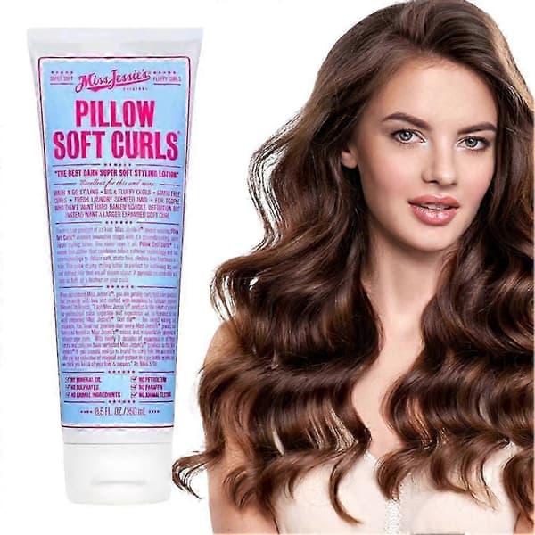 3X Cujmh Soft Curl Lotion 250ml Hårstyling Fugtgivende Krølledefinerende Creme til Kvinder 3PCS