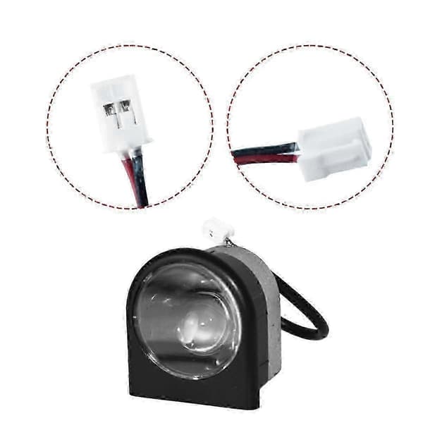 Scooter frontlys for 4 Pro elektrisk sparkesykkel frontlykt frontlampe LED-lys sparkesykkel deler svart 26s