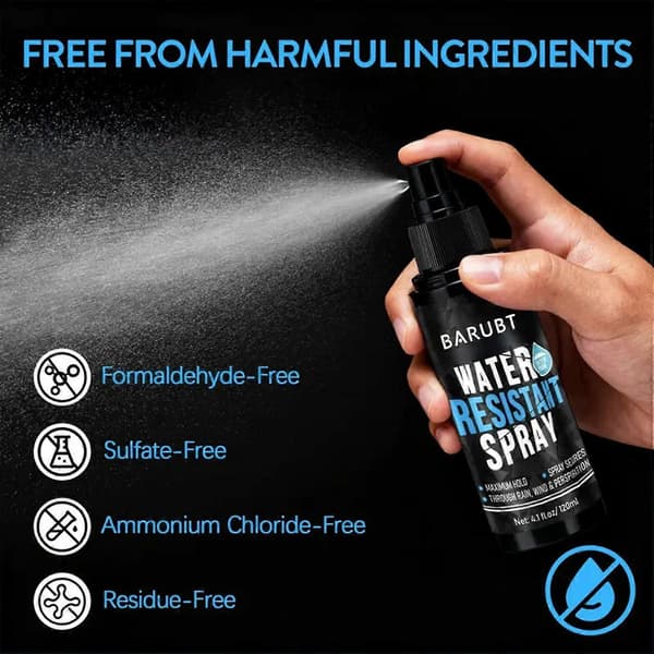 Vattenresistent Hårfiberspray, Extra Stark Hårlinjeförbättrande Fixeringsspray för Svart Hår, Barberarförbättring och Fylligare Finish, 120ml 3pcs