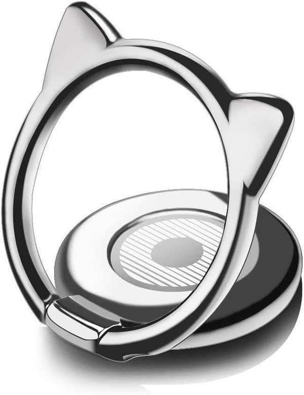 Cat Cell Phone Ring, Ring Holder Ultra-thin 3mm 360 Degree Rotation