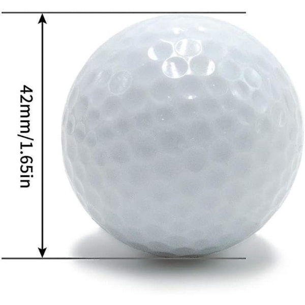 6 stk. LED-golfbolde der lyser, blinkende glødende golfbold, Night Glow