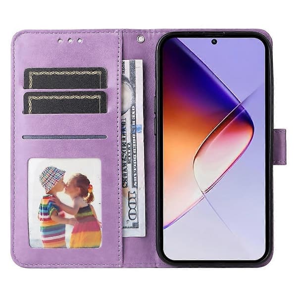 PU-telefoncover til Infinix Note 40 5G Purple